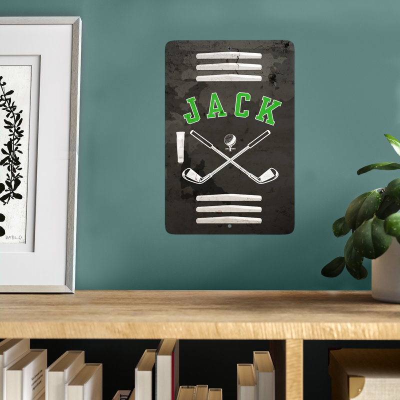 Grovelane Teen Personalized Golf Locker Room Aluminum Wall Décor Wayfair